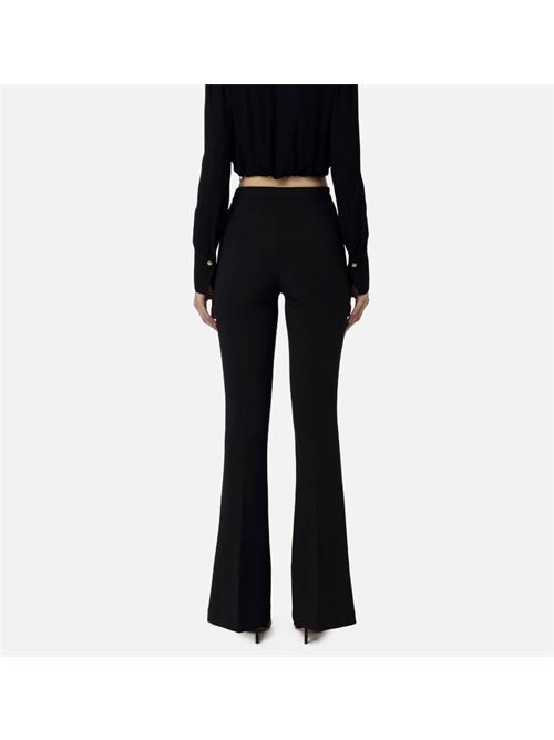 Stretch crepe palazzo trousers ELISABETTA FRANCHI | PA02641E2.110